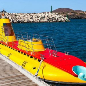 Tengeri élővilág megfigyelése tengeralattjáróval & séta Puerto de Mogánban