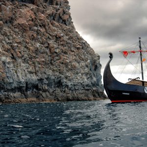 Viking hajó bálna-, és delfinles
